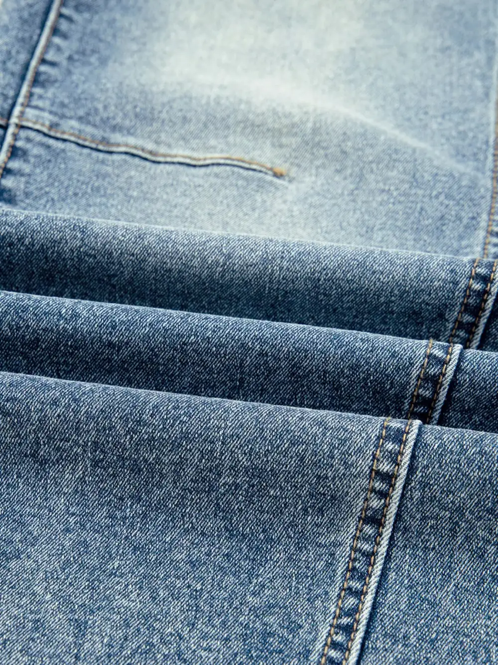 Knit Simple Denim Jeans