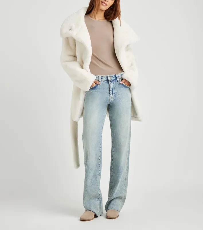 Airy Smooth Fur Jacket