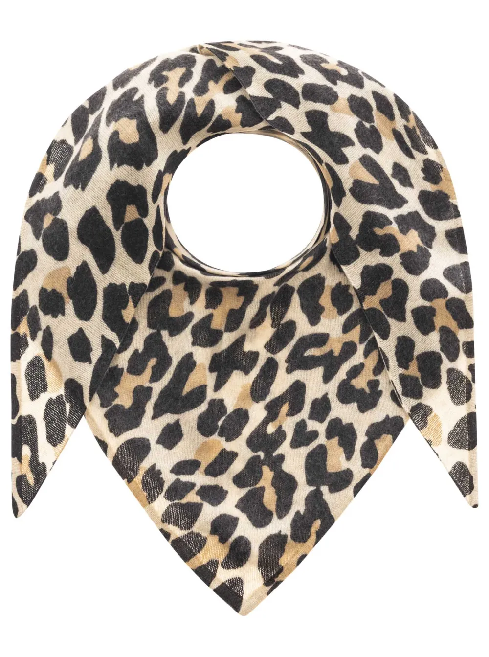 Modern Cashmere Leopard Pattern Heart Pattern Fashion Scarf