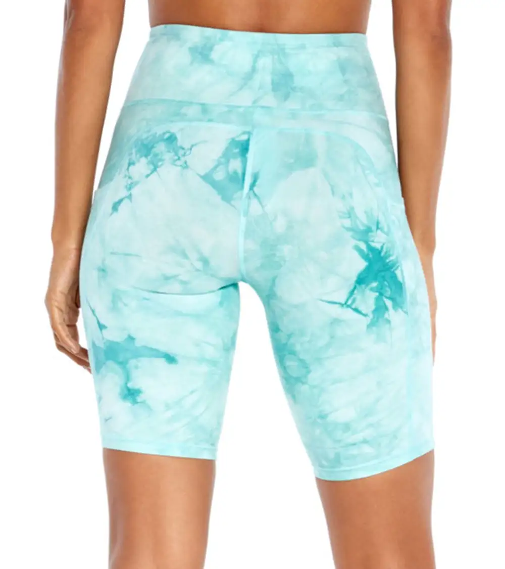 Tie Dye Longline Yoga Shorts