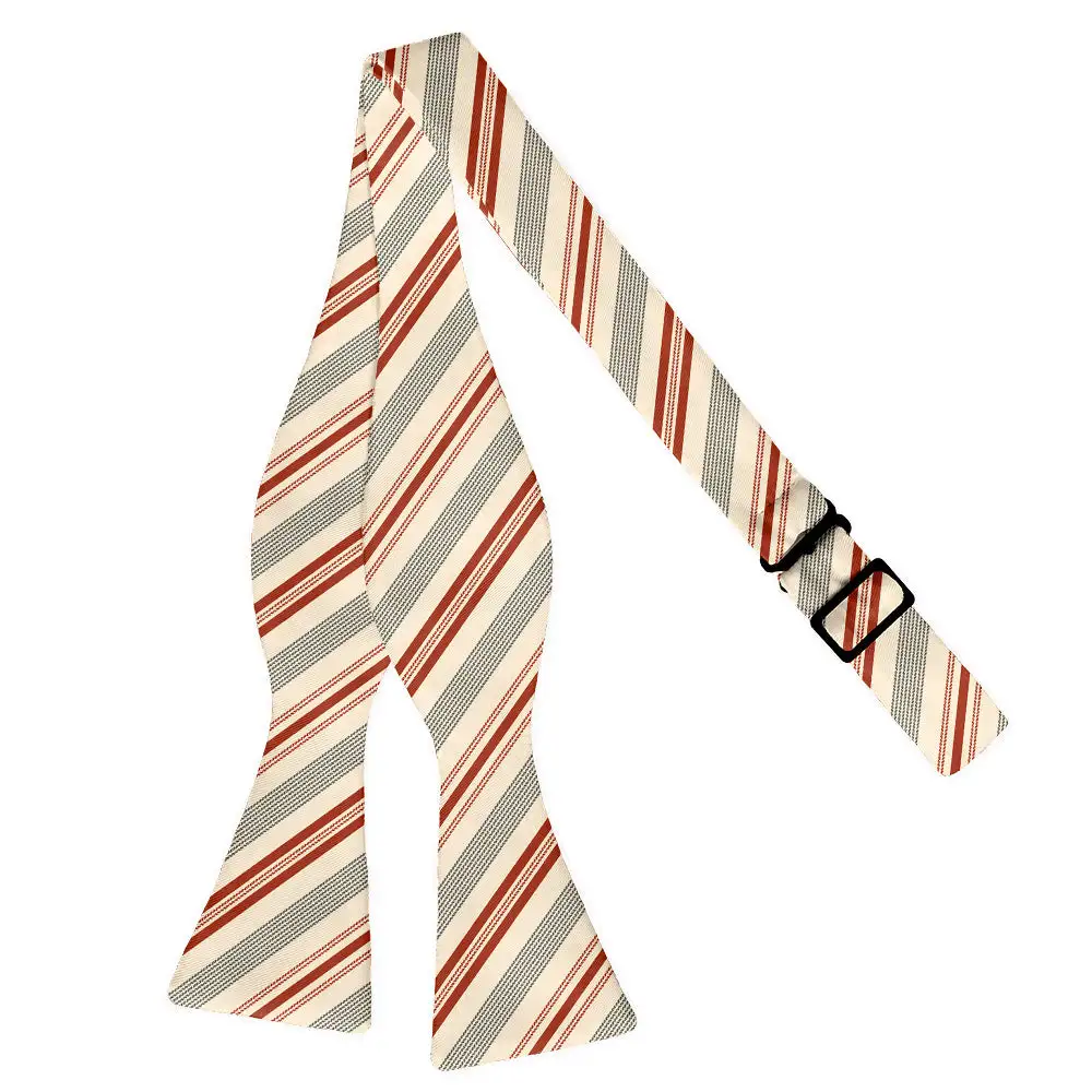 Tailored Striped Bow Tie