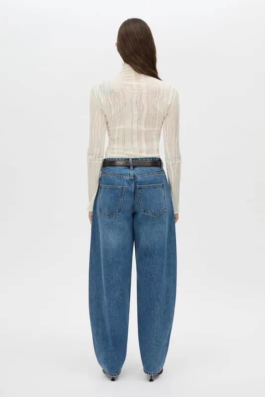 Cream Casual Fit Top
