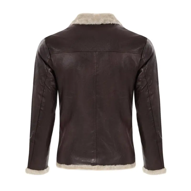 Tailored Zip Leather Jacket