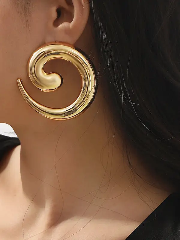 Subtle Nature-Inspired Drop Earrings