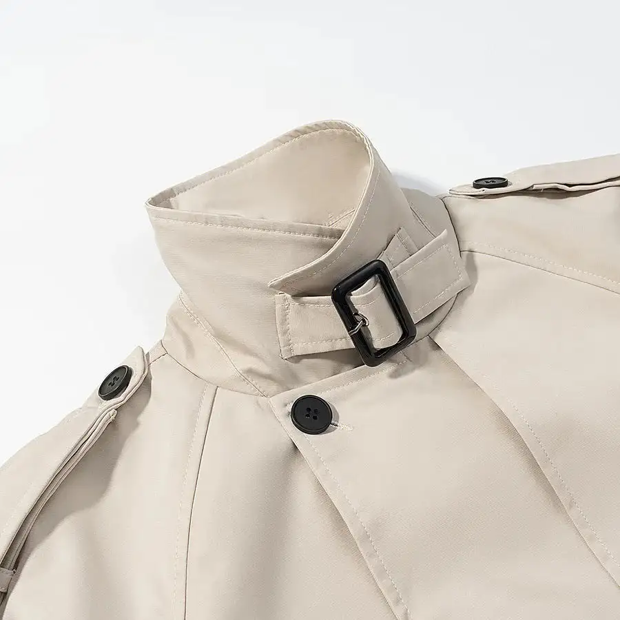 Polished Longline Trench Coat