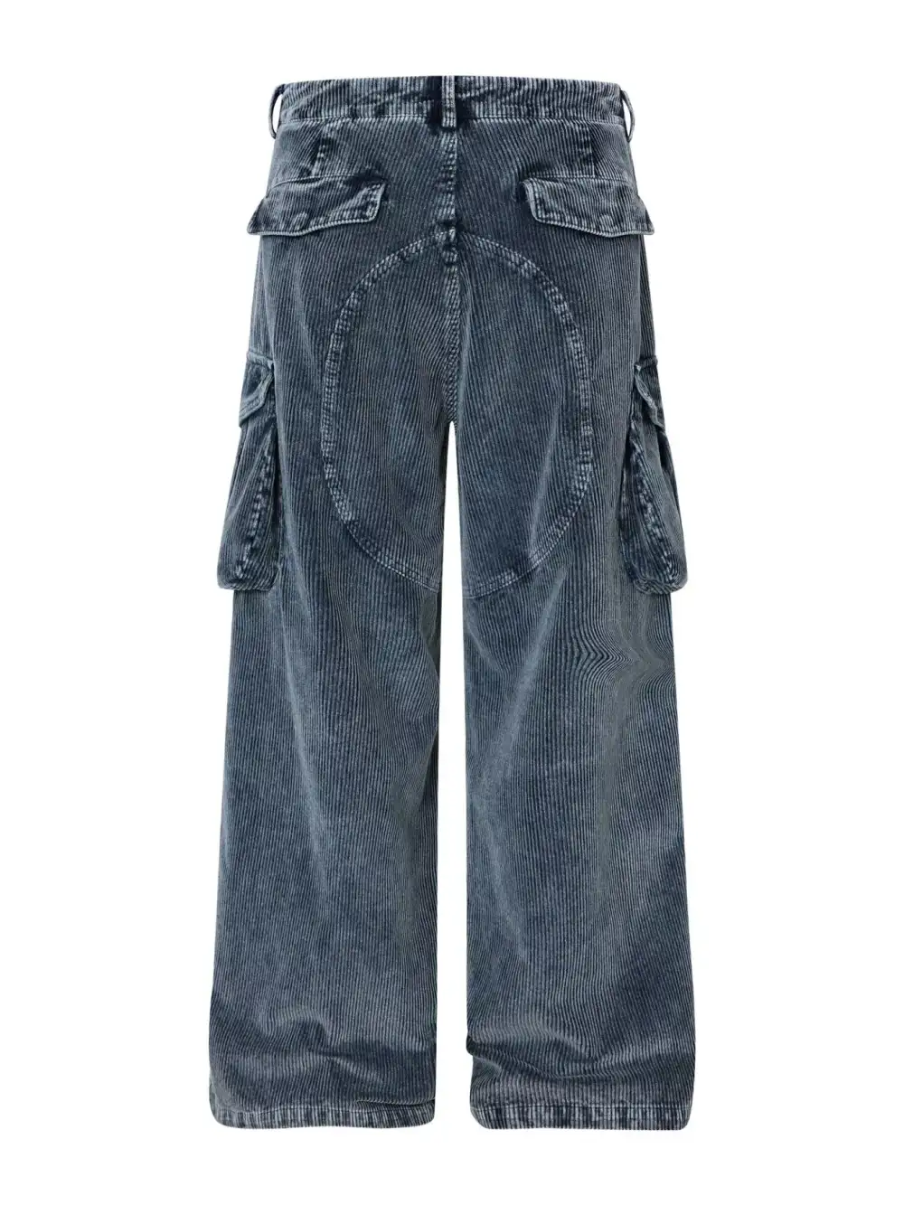 Men's Corduroy Cargo Pants with Multiple Pockets