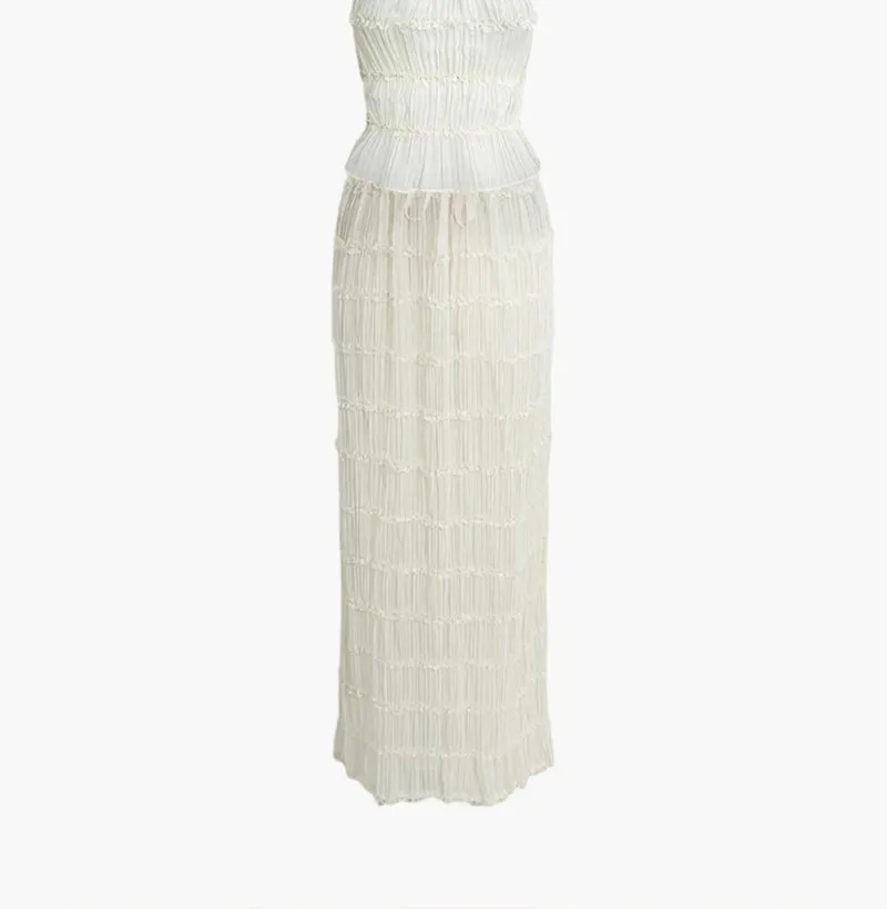 Frill Detail Two-Piece Set