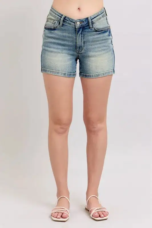 Front Vintage Wash Shorts