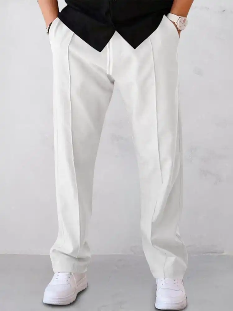 Cotton Blend Jogger Pants