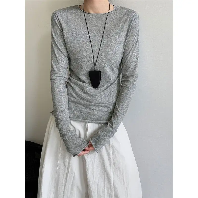 Long Sleeve Round Neck T-Shirt
