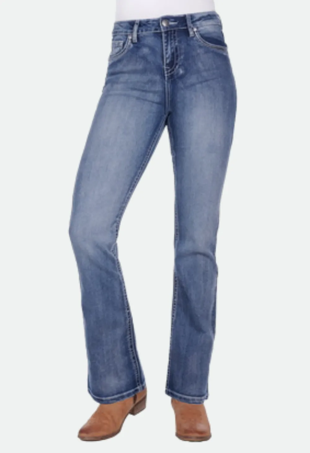 Women's Classic Casual Bootcut Jeans