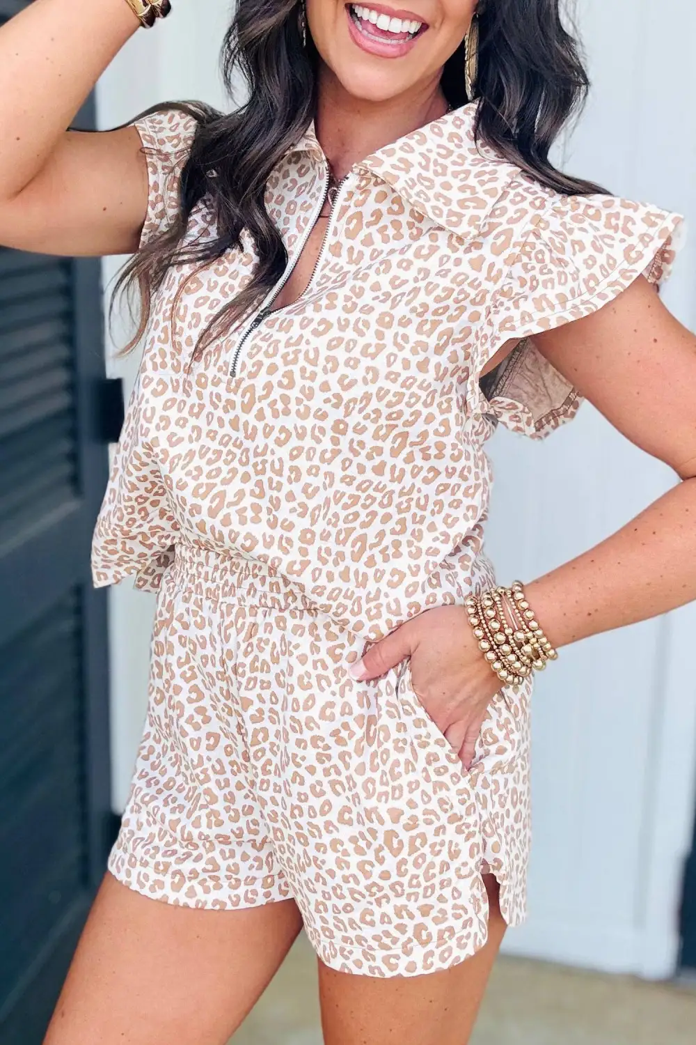 Relaxed Shorts Lounge Set Evening