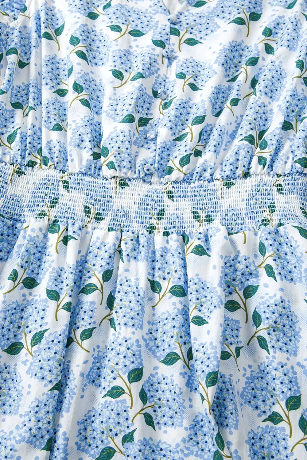 Clean Line Floral Printed Ruffle Dress