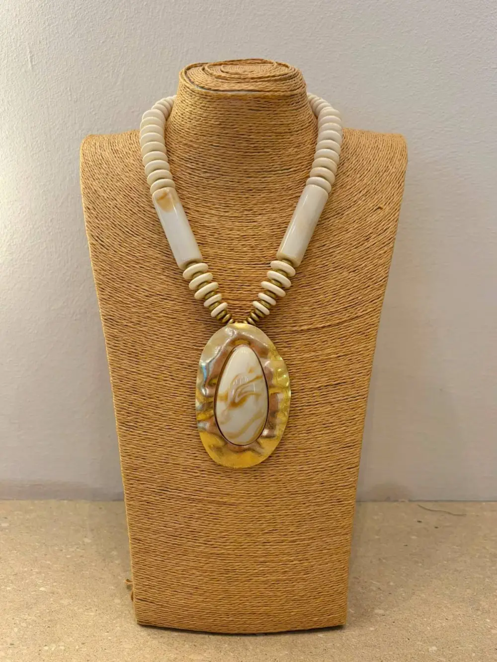 Necklace With Stone Beaded