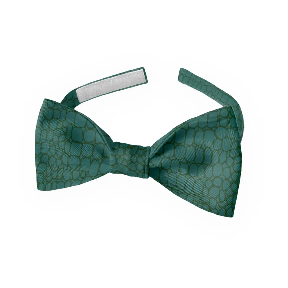 Gator Skin Pattern Bow Tie