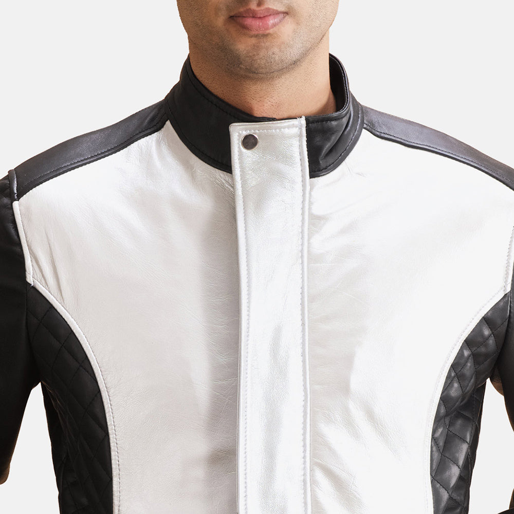 Men's Classic Modern Bomber Leather Jacket