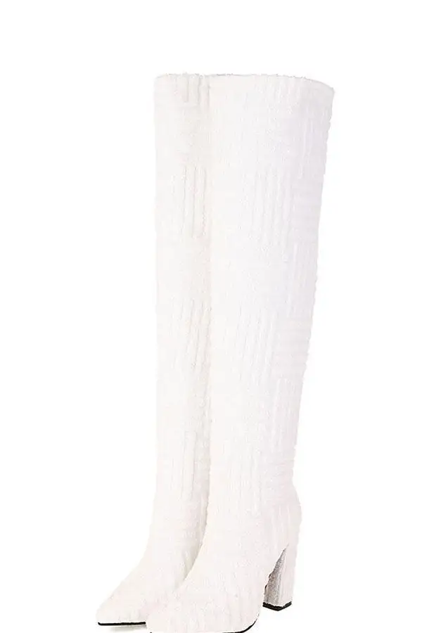 Graphic Print Boots