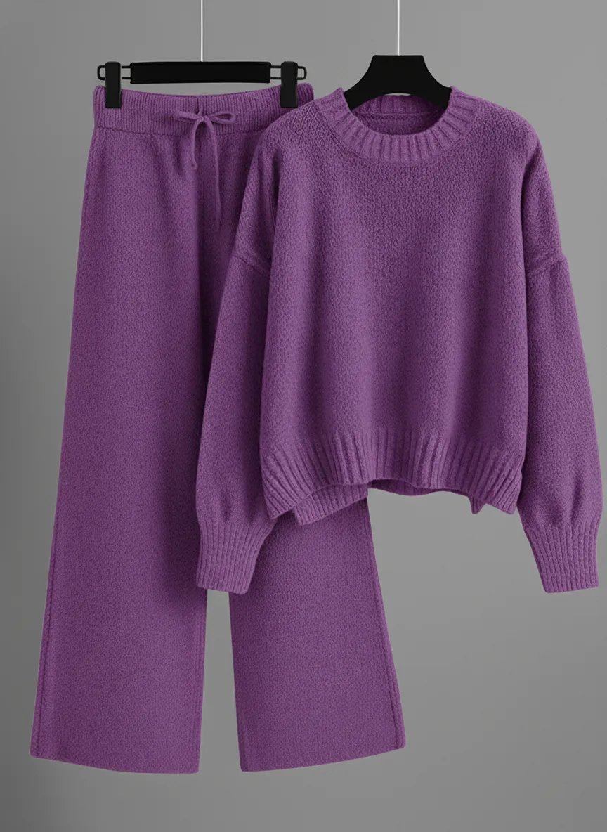 ⏰ LAST DAY SAVE 50% 💥 2025 Hot Sale Casual Soft Cashmere Sweater Suit