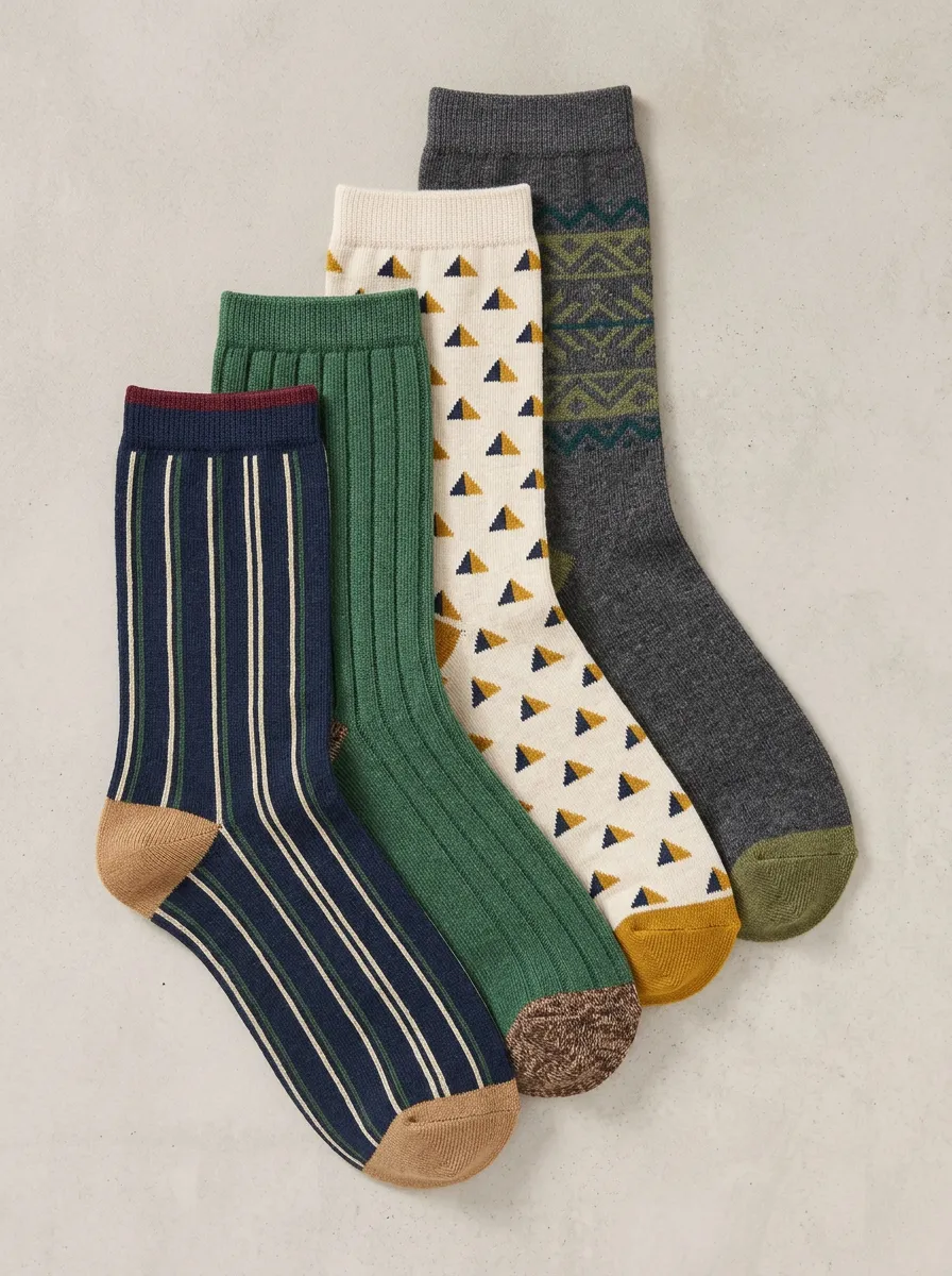 Women's Four Pair Casual Socks