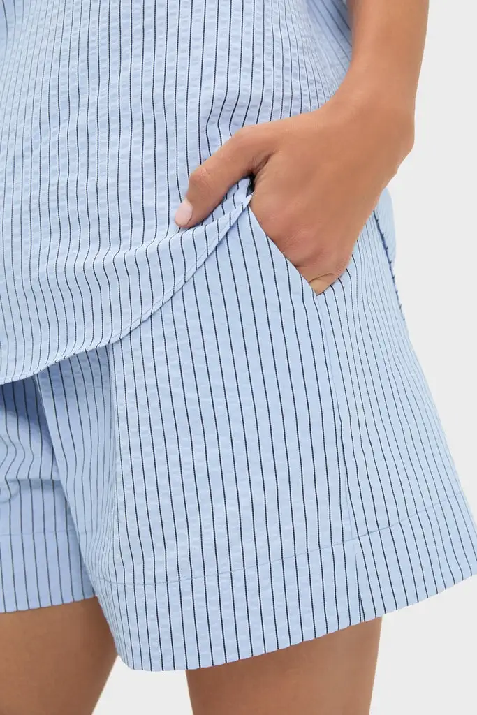 Classic Striped Seersucker Shorts
