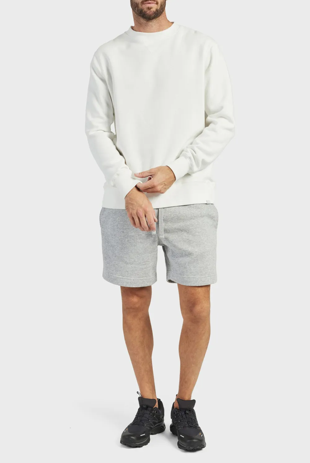 Light Gray French Terry Shorts