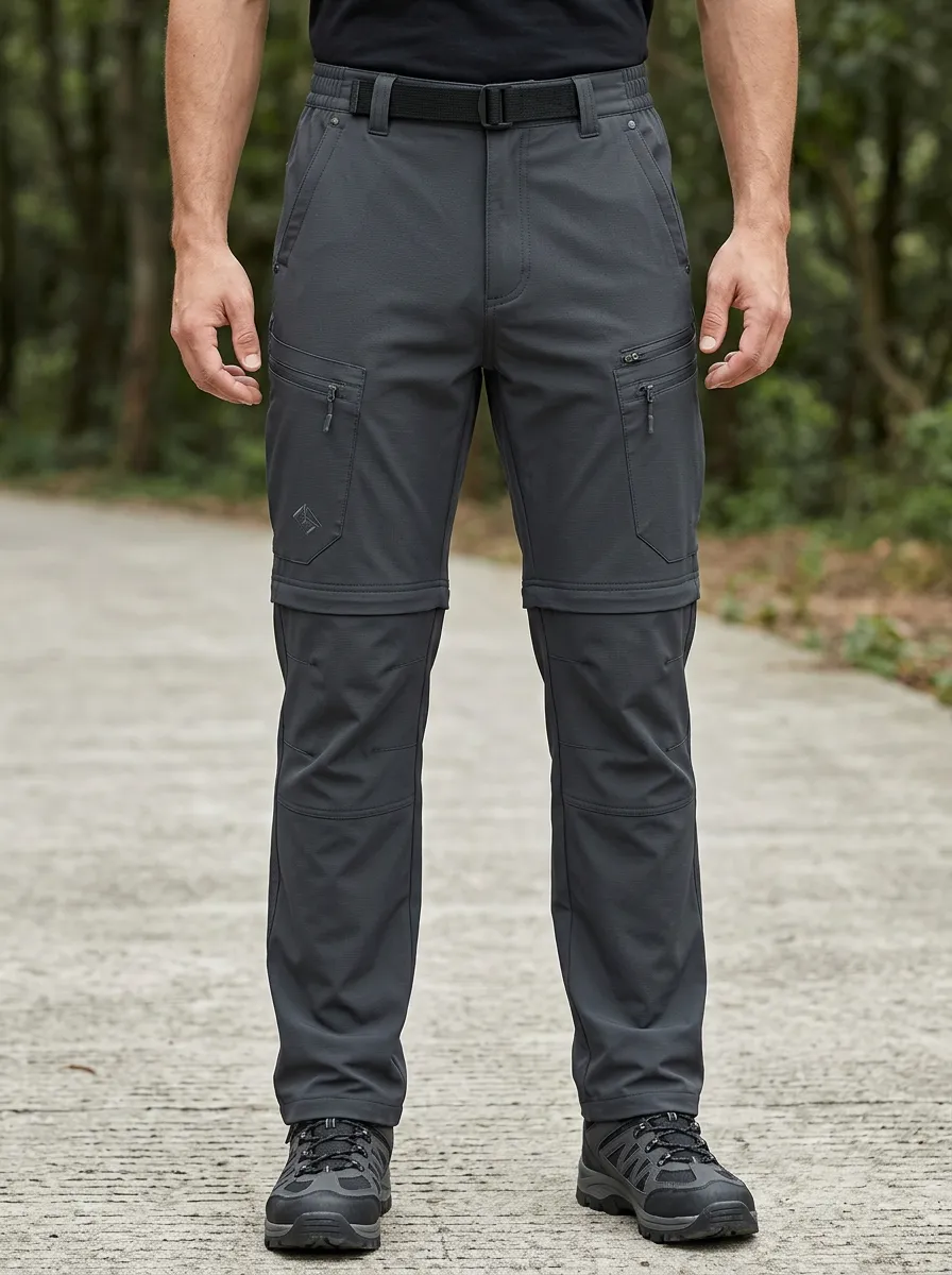Men's Trail Expedition Waterproof Zip-Off Tactical Cargo Pants