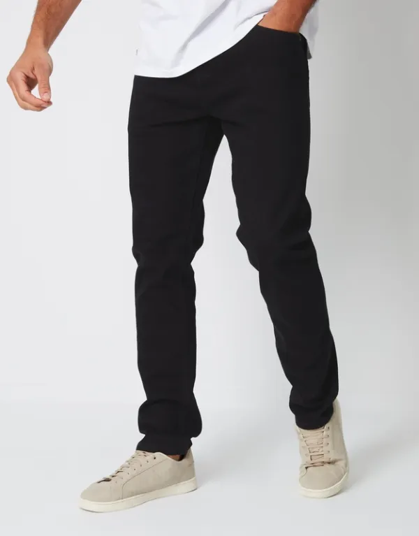 Black Slim-Fit Jeans