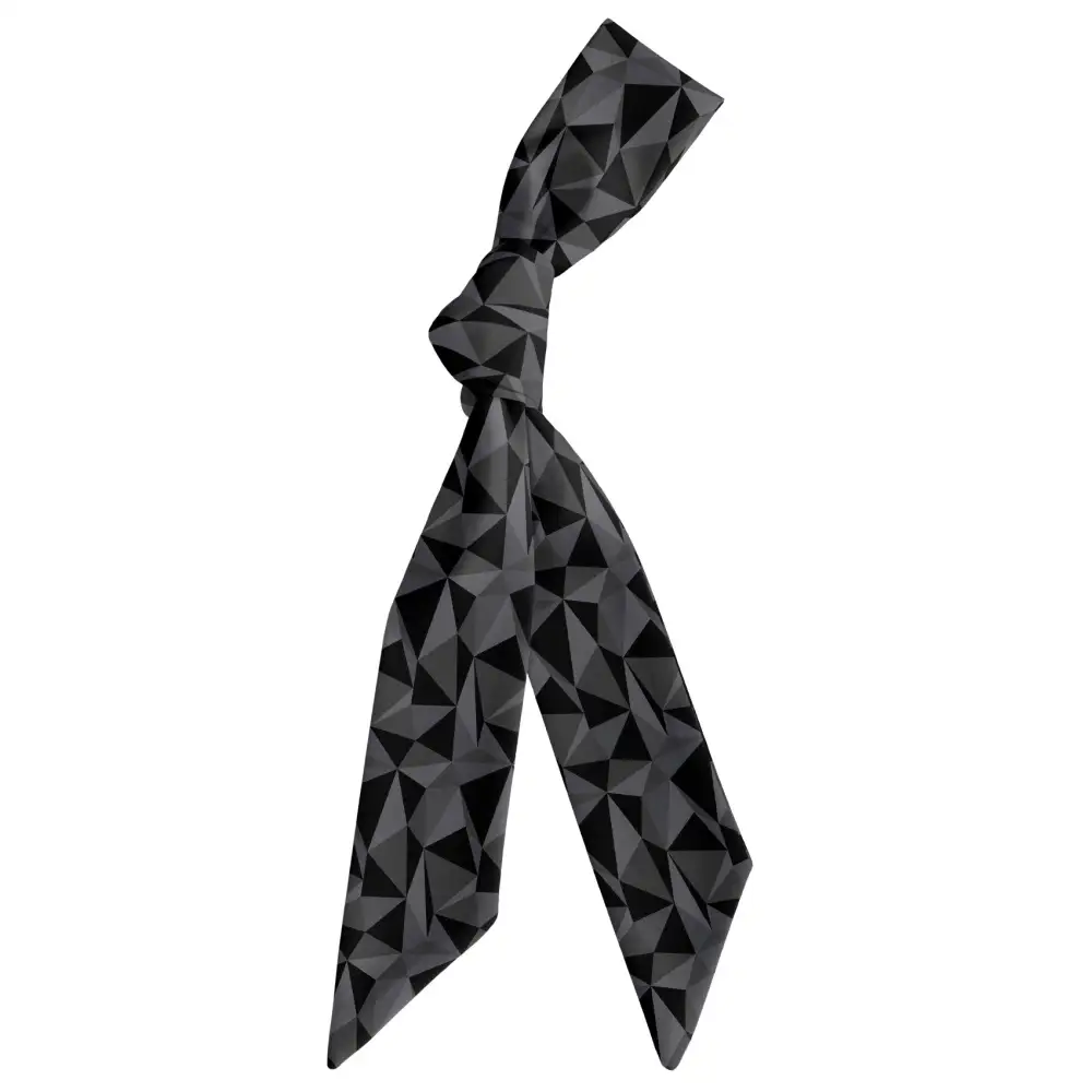 Crag Geometric Pattern Hair Scarf