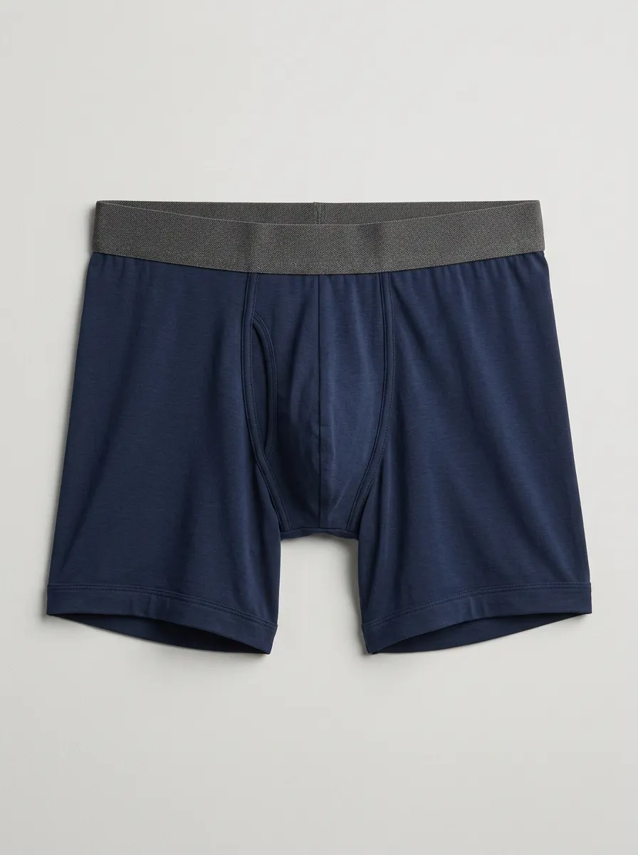 Men's Retro Elastic Waistband Boxer Briefs