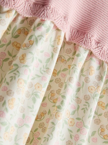 0-18mths | Pure Cotton Newborn Cardigan Smock Dress detail 2