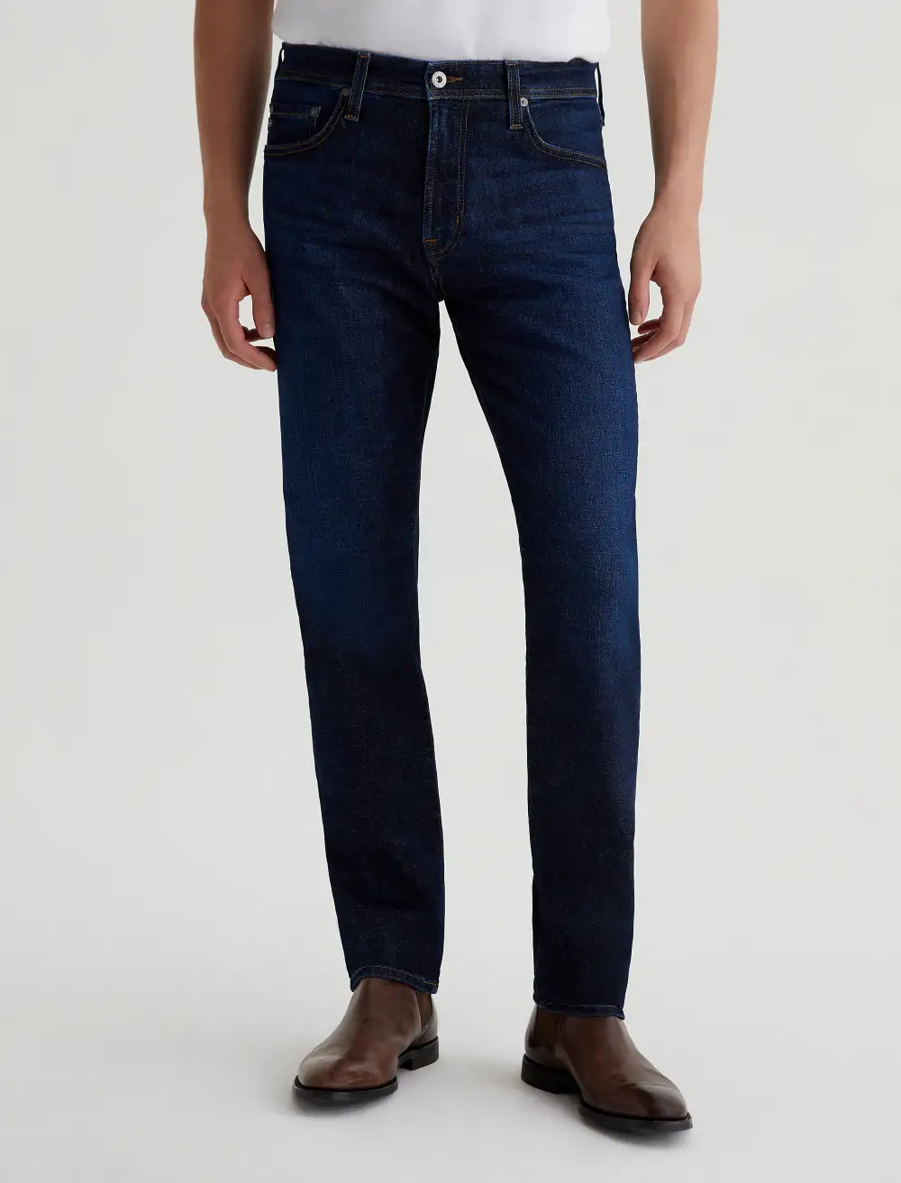 Men's Slim Straight Dual Elastic Stretch Jeans