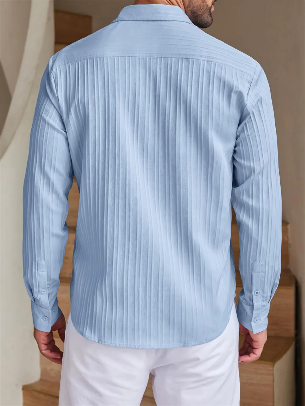 Long Sleeve Button Front Shirt
