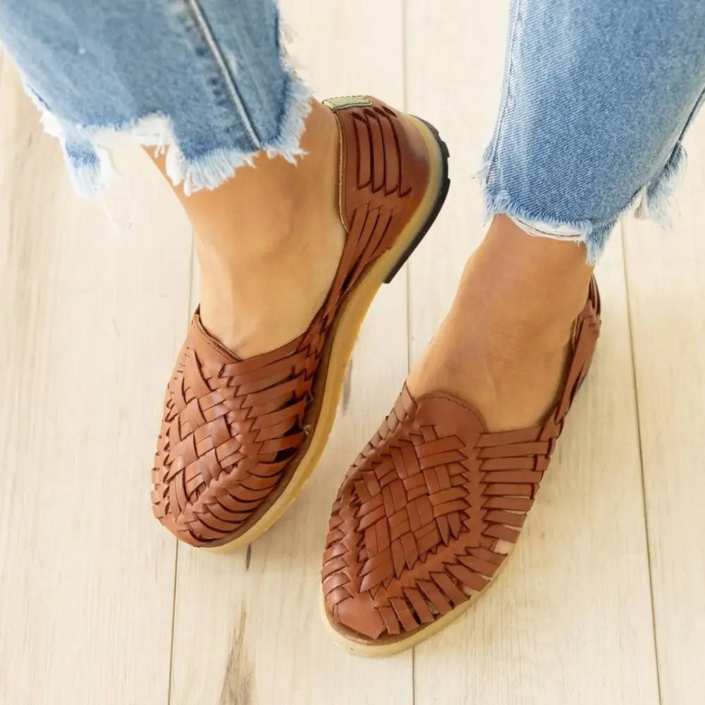 Woven Flat Sandals