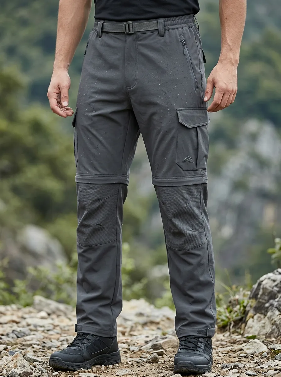 Men's Summit Expedition Waterproof Zip-Off Tactical Cargo Pants