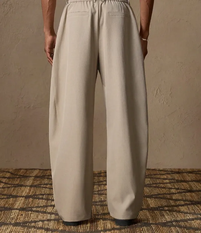 Draped Pleated Trousers