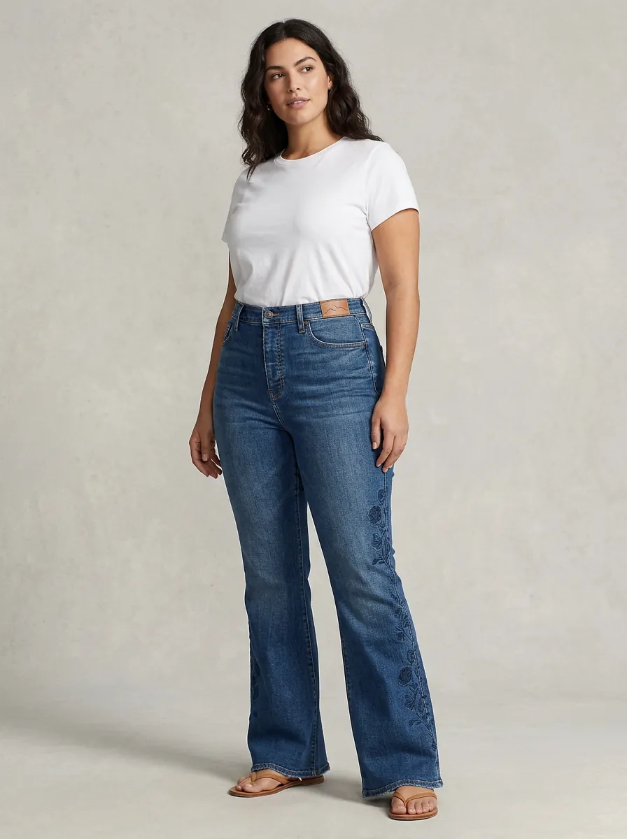 Women's High Waist Casual Denim Jeans