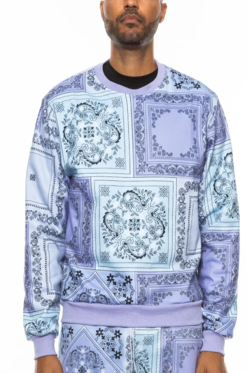Print Crew Neck Sweatshirt