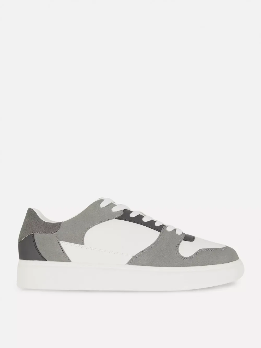 Daily Leisure Patchwork Color-Blocking Lace-Up Shoes