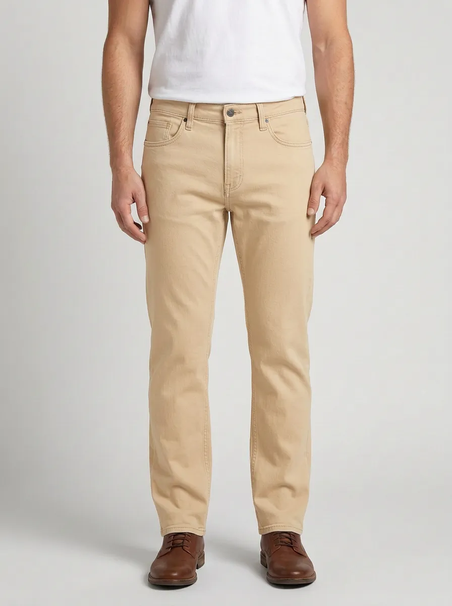 Everyday Textured Waist Jeans
