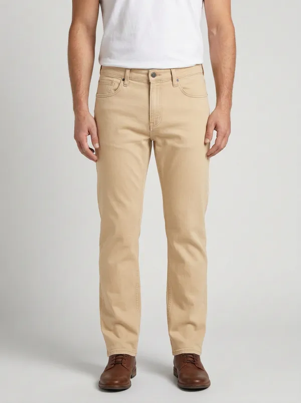 Everyday Textured Waist Jeans