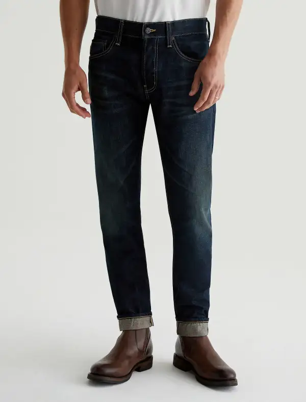 Men's Tailored Slim Mid Rise Twill Jeans