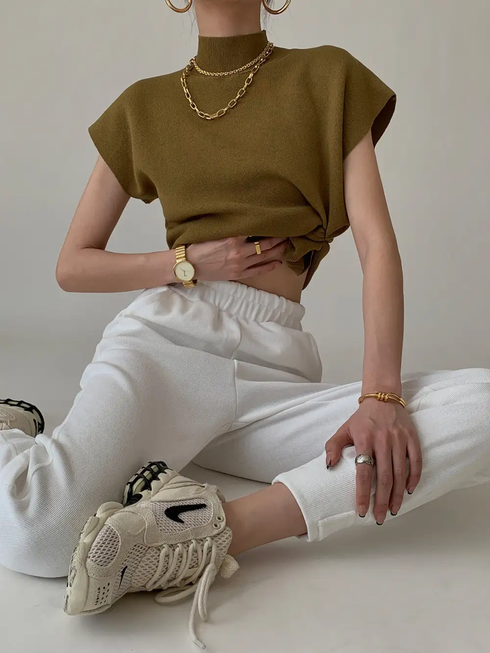 Relaxed Sleeveless Top