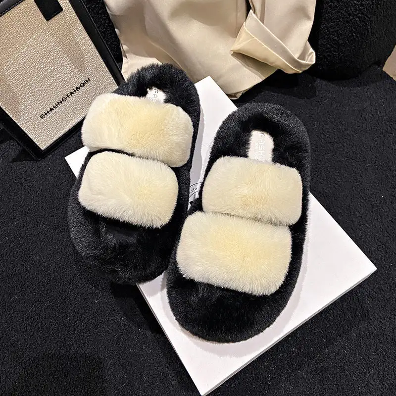 Soft Lined Thick Sole Home Slippers