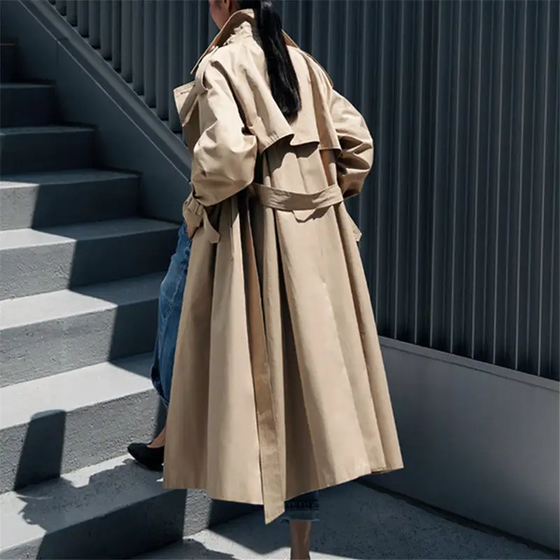 Versatile Patch Pocket Trench Coat