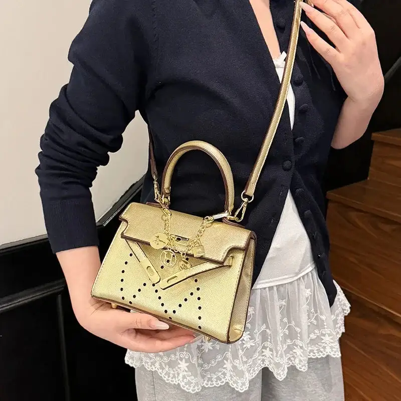 Trendsetter: Designer Leather Small Crossbody Handbag