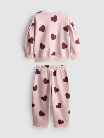 1-9yrs | Cotton Rich Heart Print Sweatshirt and Joggers Set detail 3