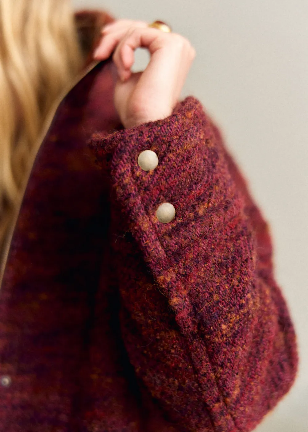 Heavy Wool Mid-Length Coat