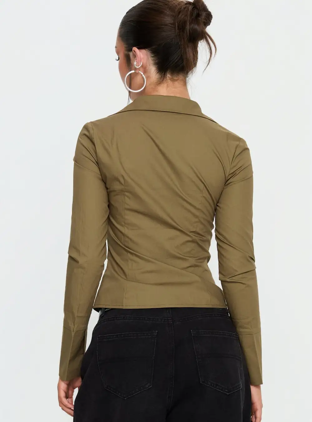 Easygoing Button Up Collared Shirt