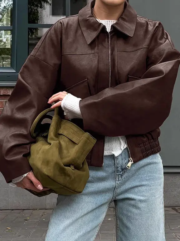 Premium Vintage Pilot Bomber Jacket