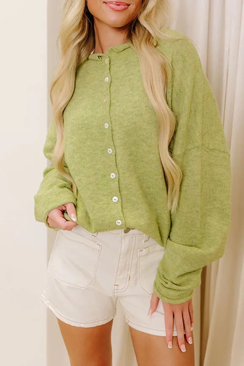 Sweet Curled Hem Women's Jacket